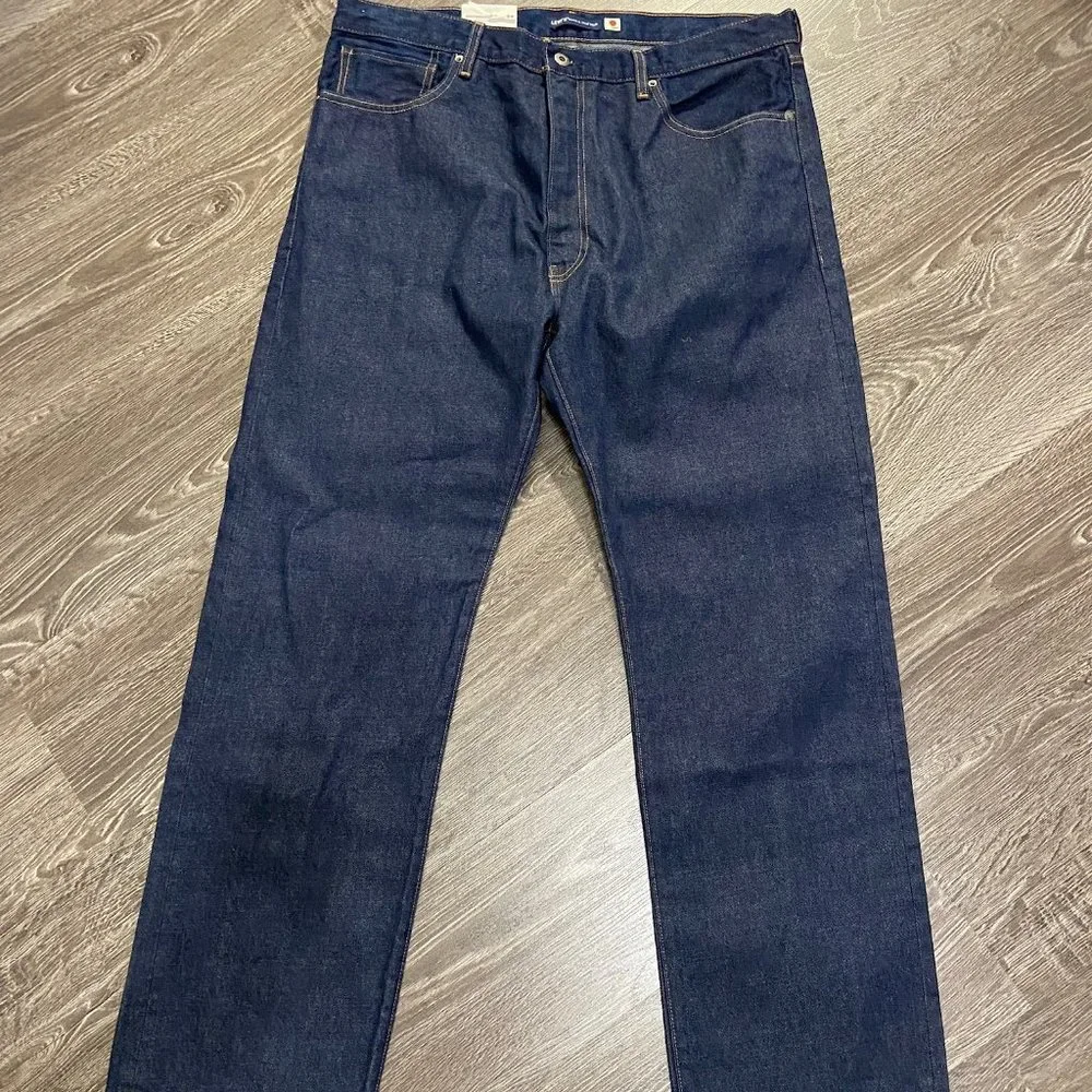 Men Levi's 551z Japanese Selvedge Authentic Straight Denim Jeans 38x32 175990002